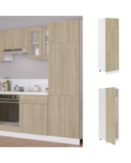 Armoire de réfrigérateur Chêne sonoma Bois d’ingénierie | Mobilier & Déco