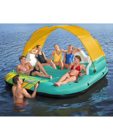 Bestway Île de piscine gonflable 5 personnes Sunny Lounge 291x265x83cm | Mobilier & Déco