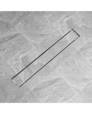 Drain de douche linéaire 830 x 140mm Acier inoxydable | Mobilier & Déco