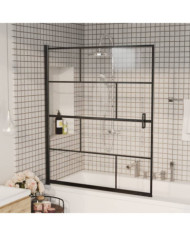 Cabine de douche ESG 116x140 cm Noir | Mobilier & Déco