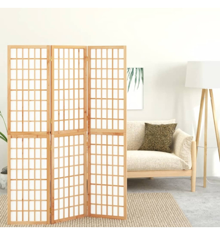 Cloison de séparation pliable 3 panneaux 120x170 cm | Mobilier & Déco