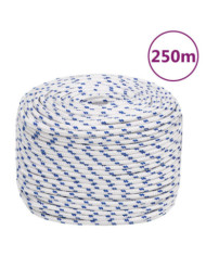 Corde de bateau Blanc 6 mm 250 m Polypropylène | Mobilier & Déco