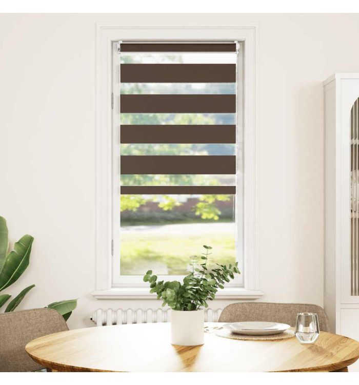 Store enrouleur tamisant 40 x 100 cm marron | Mobilier & Déco