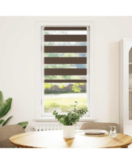 Store enrouleur tamisant 40 x 100 cm marron | Mobilier & Déco