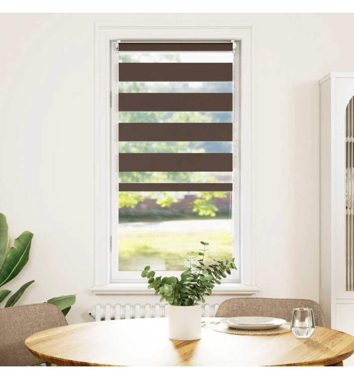 Store enrouleur tamisant 80 x 150 cm marron | Mobilier & Déco