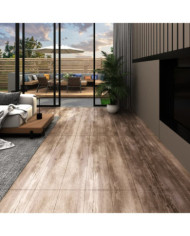 Dalles de plancher PVC autoadhésif 5,21 m² 2mm délavage de bois | Mobilier & Déco