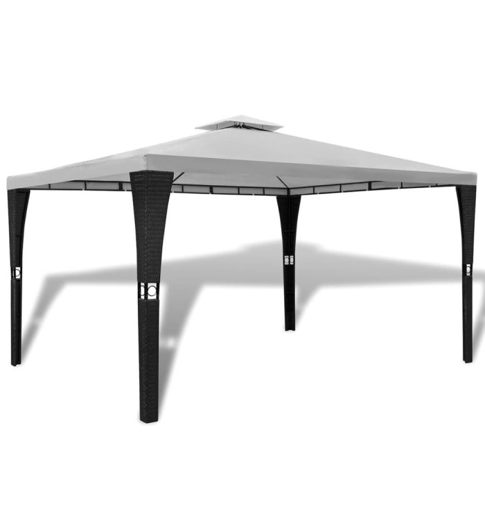 Tonnelle avec toit 3x4 m Blanc crème | Mobilier & Déco