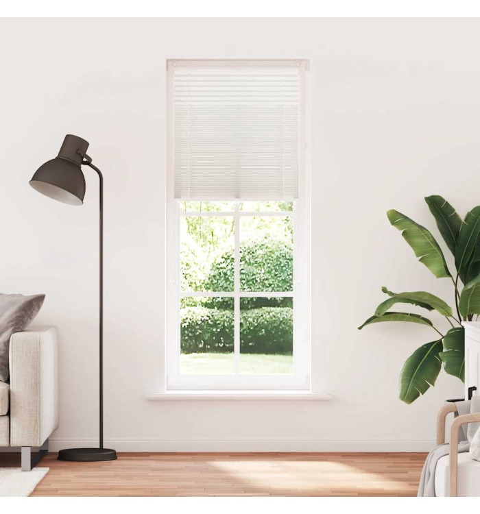 Store plissé 90x200 cm Blanc | Mobilier & Déco