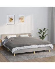 Couverture lestée avec housse Gris 155x220 cm 11 kg Tissu | Mobilier & Déco