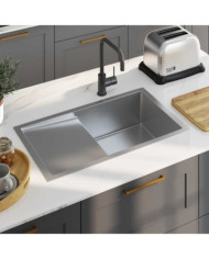 Évier de cuisine fait main Acier inoxydable | Mobilier & Déco