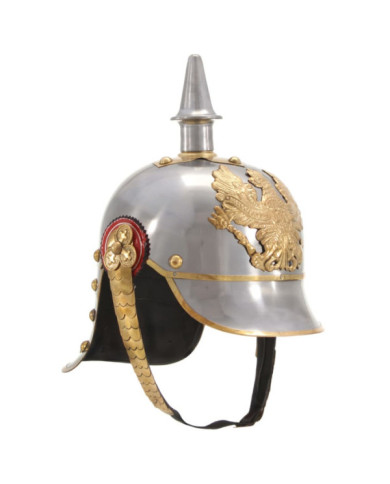 Casque prussien allemand antique pour GN Argenté Acier | Mobilier & Déco