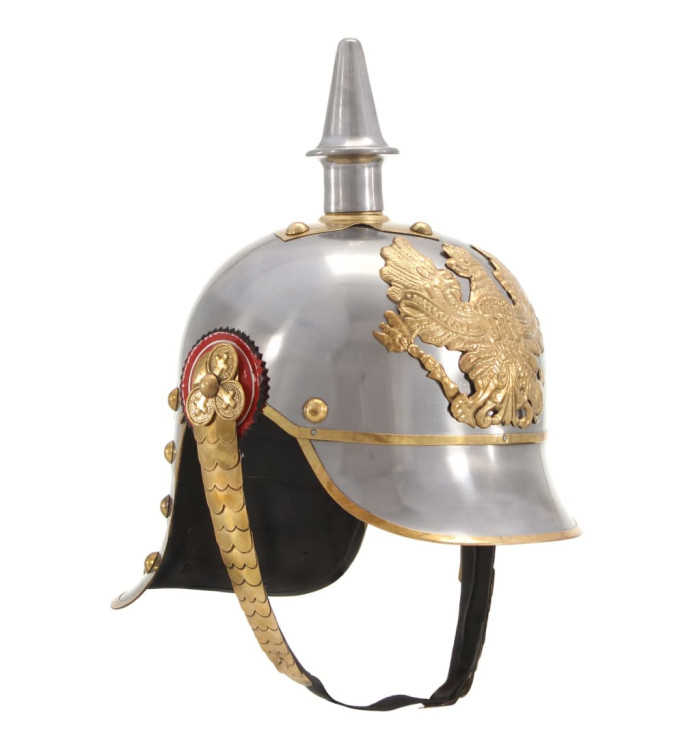 Casque prussien allemand antique pour GN Argenté Acier | Mobilier & Déco