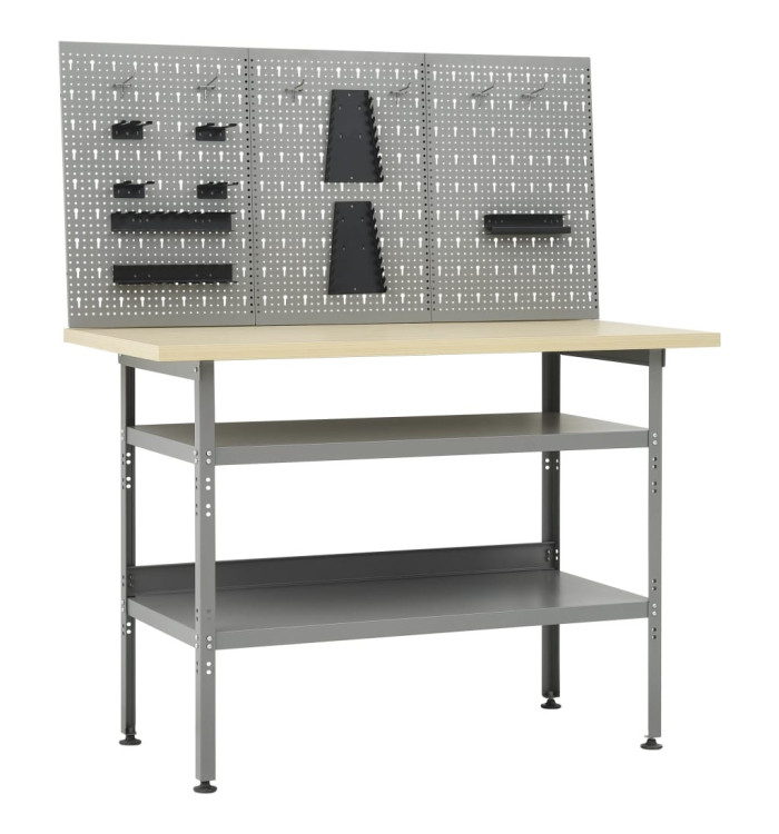 Établi avec 3 panneaux muraux | Mobilier & Déco