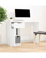 Bureau Blanc 100x50x75 cm Bois d'ingénierie | Mobilier & Déco