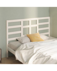 Tête de lit Blanc 141x4x104 cm Bois massif de pin | Mobilier & Déco