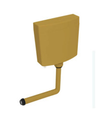 Réservoir de toilette avec entrée d'eau inférieure 3/6 L Curry | Mobilier & Déco