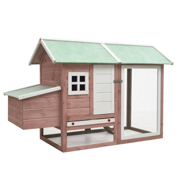 Poulailler Moka 170x81x110 cm Bois de pin massif et sapin | Mobilier & Déco