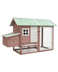 Poulailler Moka 170x81x110 cm Bois de pin massif et sapin | Mobilier & Déco