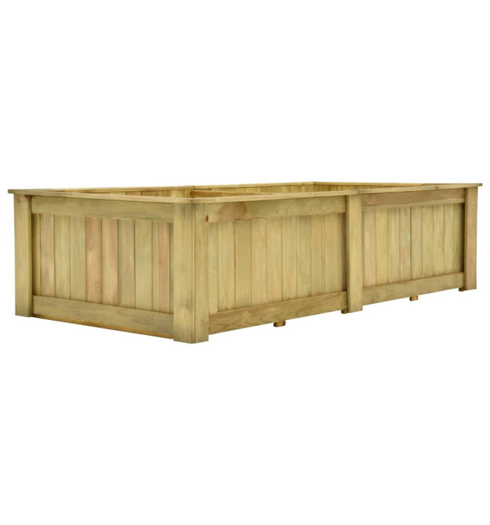 Jardinière surélevée 196x100x50 cm Bois de pin imprégné | Mobilier & Déco