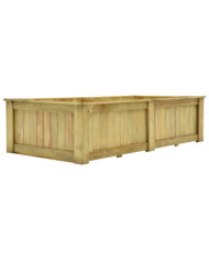 Jardinière surélevée 196x100x50 cm Bois de pin imprégné | Mobilier & Déco