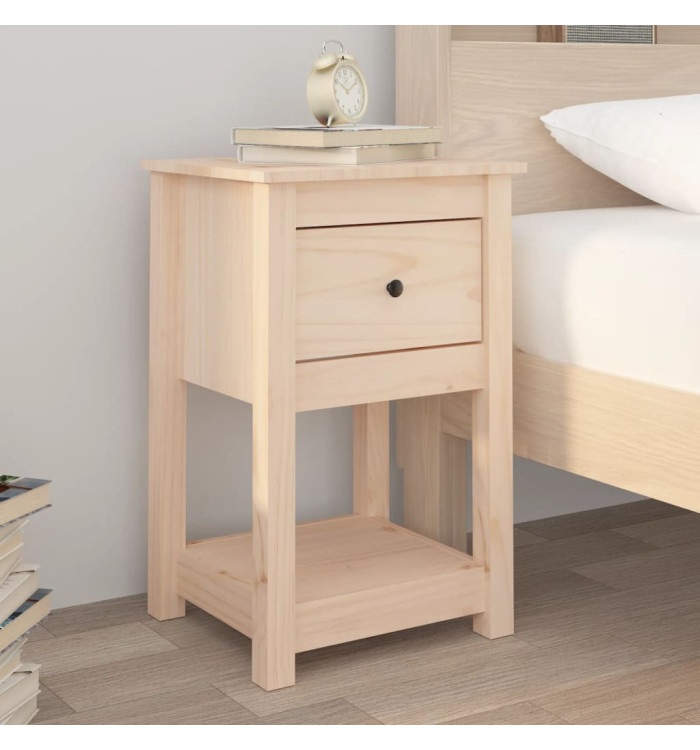 Table de chevet 40x35x61,5 cm Bois de pin massif | Mobilier & Déco