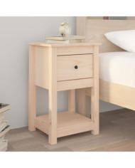 Table de chevet 40x35x61,5 cm Bois de pin massif | Mobilier & Déco