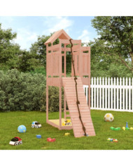 Maisonnette de jeu avec mur d'escalade bois massif Douglas | Mobilier & Déco