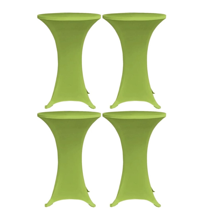 Housses de table extensible 4 pcs 70 cm Vert | Mobilier & Déco