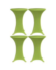 Housses de table extensible 4 pcs 70 cm Vert | Mobilier & Déco