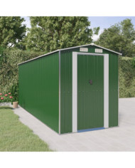 Abri de jardin Vert 192x523x223 cm Acier galvanisé | Mobilier & Déco