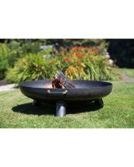 RedFire Bol à feu Salo Acier Noir 80 cm 81020 | Mobilier & Déco