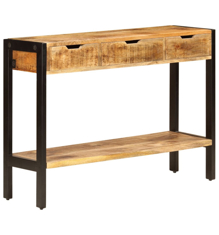 Buffet avec 3 tiroirs 110x35x75 cm Bois de manguier massif | Mobilier & Déco