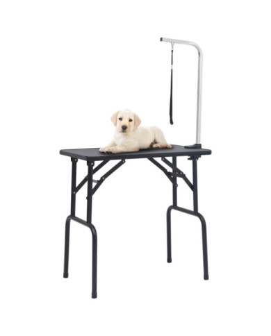 Table de toilettage réglable pour chiens avec 1 boucle | Mobilier & Déco