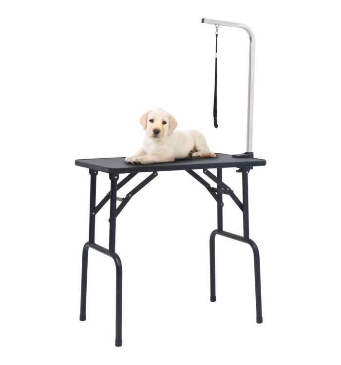 Table de toilettage réglable pour chiens avec 1 boucle | Mobilier & Déco