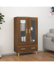 Buffet Chêne marron 70x31x115 cm Bois d'ingénierie | Mobilier & Déco