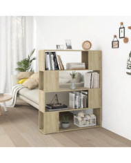 Bibliothèque/Séparateur de pièce Chêne sonoma 100x24x124 cm | Mobilier & Déco