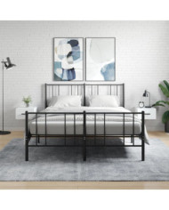 Tables de chevet murales 2 pcs blanc 35x35x20 cm | Mobilier & Déco