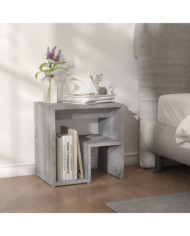 Table de chevet Sonoma gris 40x30x40 cm Bois d'ingénierie | Mobilier & Déco