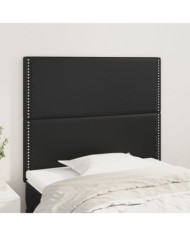 Têtes de lit 2 pcs Noir 100x5x78/88 cm Similicuir | Mobilier & Déco