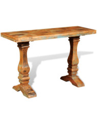 Table console Bois de récupération massif | Mobilier & Déco