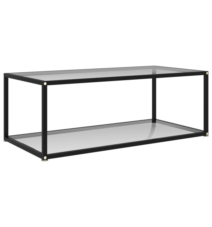 Table basse Transparent 100x50x35 cm Verre trempé | Mobilier & Déco