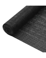 Filet brise-vue Noir 1,5x50 m PEHD 75 g/m² | Mobilier & Déco
