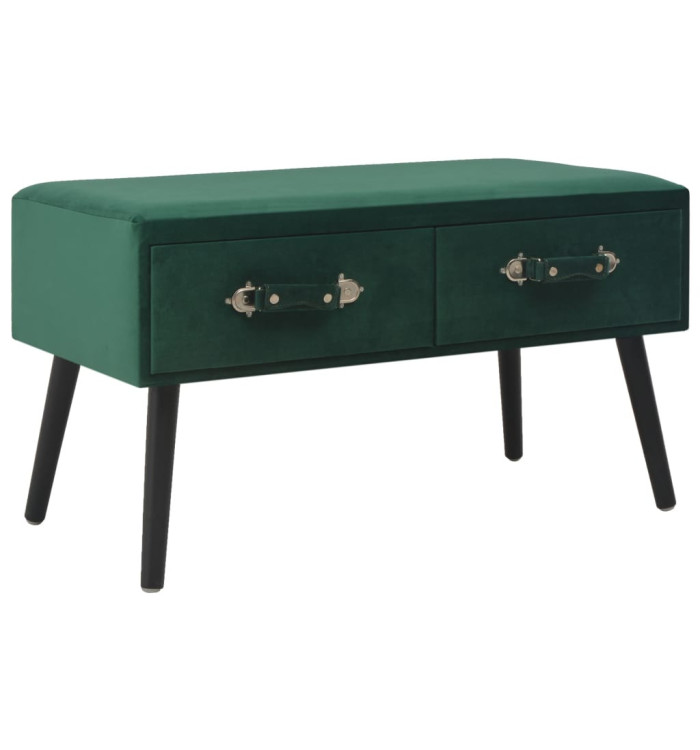 Table basse Vert 80x40x46 cm Velours | Mobilier & Déco
