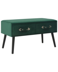 Table basse Vert 80x40x46 cm Velours | Mobilier & Déco