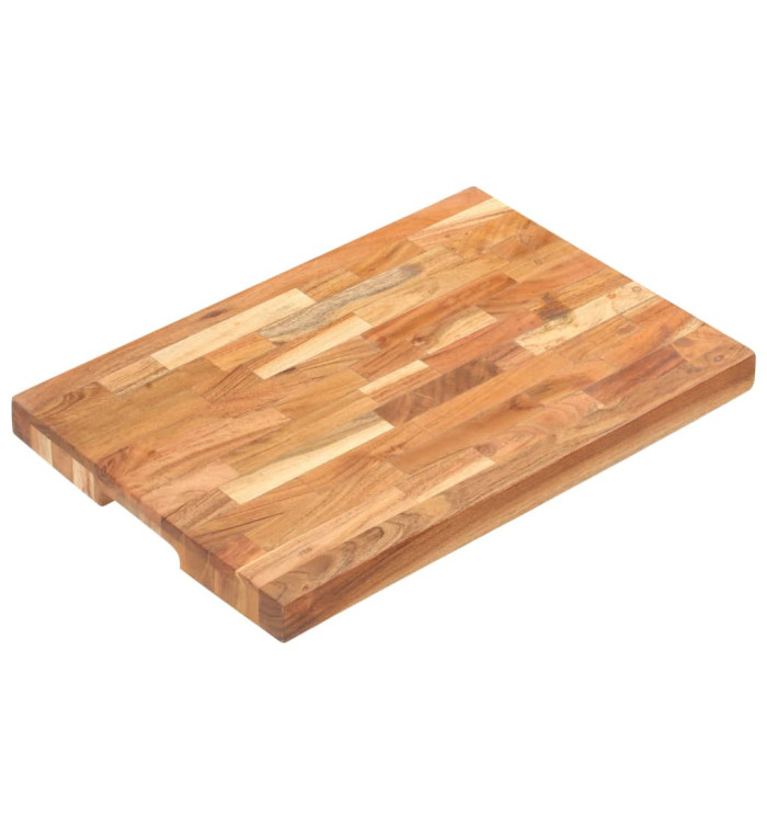Planche à découper 50x35x4 cm Bois d'acacia massif | Mobilier & Déco