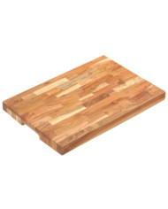 Planche à découper 50x35x4 cm Bois d'acacia massif | Mobilier & Déco