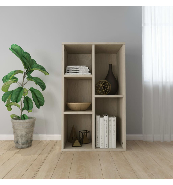 Bibliothèque/Buffet Chêne sonoma 50x25x80 cm Bois d’ingénierie | Mobilier & Déco