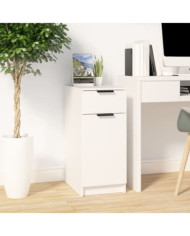 Armoire de bureau Blanc 33,5x50x75 cm Bois d'ingénierie | Mobilier & Déco