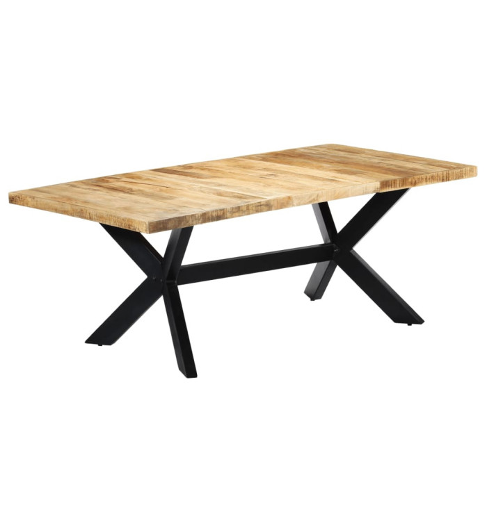 Table de salle à manger 200x100x75 cm Bois de manguier solide | Mobilier & Déco