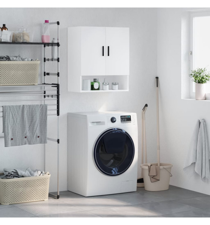 Armoire murale blanc 60x31x70 cm bois d'ingénierie | Mobilier & Déco